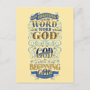 Am Anfang war das Wort Postkarte