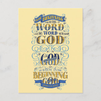 Am Anfang war das Wort Postkarte