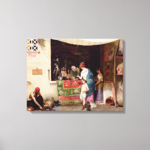 Am Antiquarian 1880 Leinwanddruck