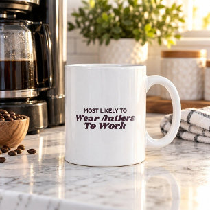Am Arbeitsplatz Weihnachten am wahrscheinlichsten  Kaffeetasse
