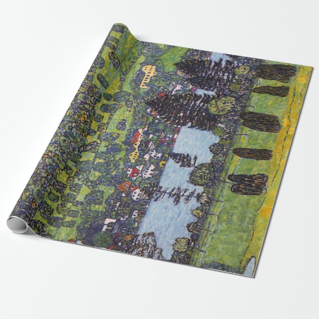 Am Attersee, Gustav Klimt Geschenkpapier (Ungerollt)
