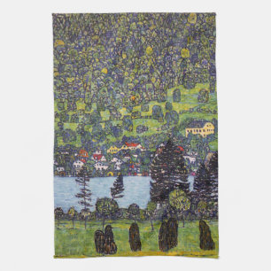 Am Attersee, Gustav Klimt Geschirrtuch