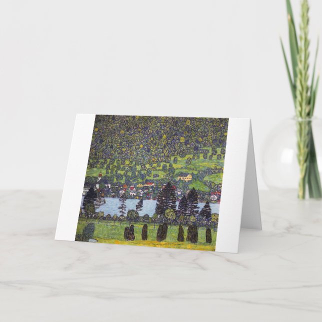 Am Attersee, Gustav Klimt Karte (Vorderseite)