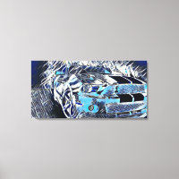 Am beliebtesten Mustang Abstrakte Acrylfarbe