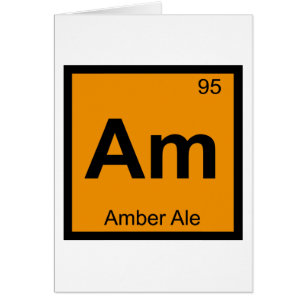Am - Bernstein Ale Chemie Periodensystem Symbol