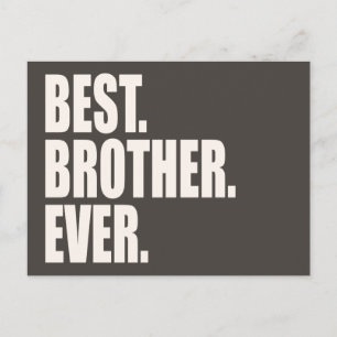 Am besten. Bruder. Immer. Postkarte