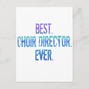 Am besten. Chordirektor. Immer. Postkarte