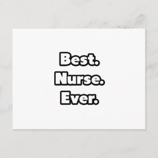 Am besten. Krankenschwester. Immer. Postkarte