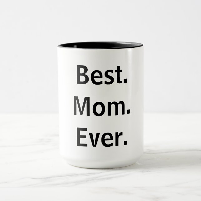 Am besten. Mama. Immer. Tasse (Zentrum)