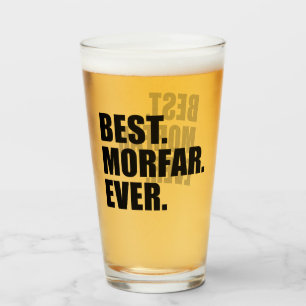 Am besten. Morfar. Immer. Schwedischer Opa Glas