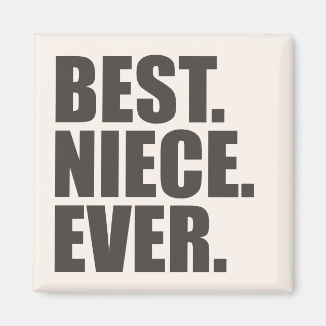 Am besten. Nichte. Immer. Magnet (Vorne)