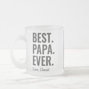 Am besten. Papa. Immer. Vatertag-Foto Mattglastasse