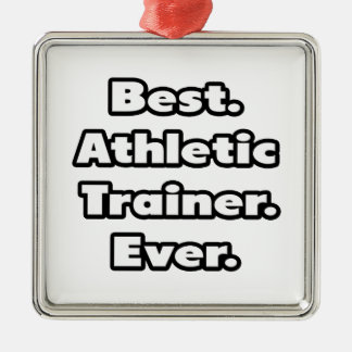 Am besten. Sporttrainer. Immer. Ornament Aus Metall