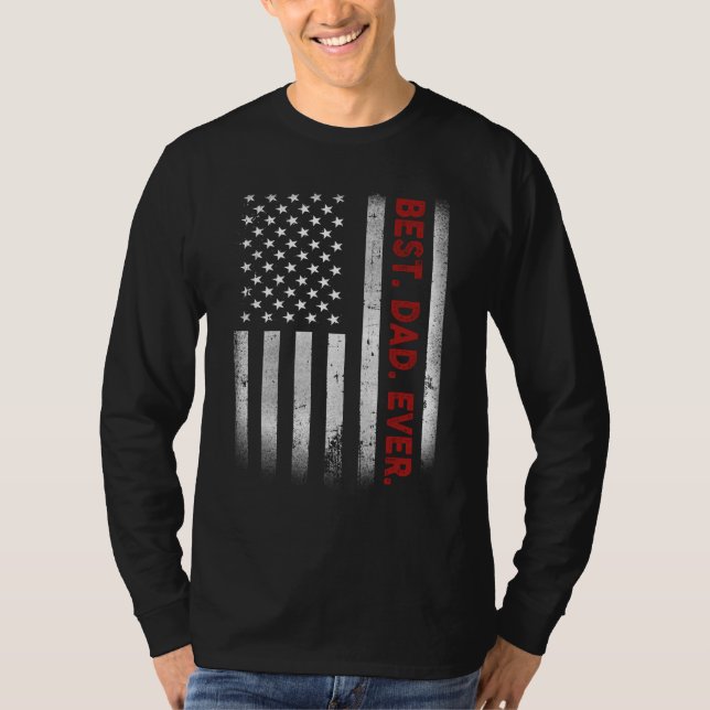 Am besten. Vater. Immer. Geschenk des amerikanisch T-Shirt (Vorderseite)