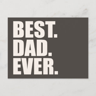 Am besten. Vater. Immer. Postkarte