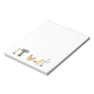 Am Briefkasten-Notizblock Notizblock