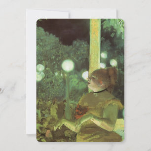 Am Café-Concert von Degas Degas, Karaoke-Party Einladung