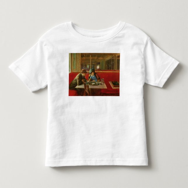 Am Café Kleinkind T-shirt (Vorderseite)