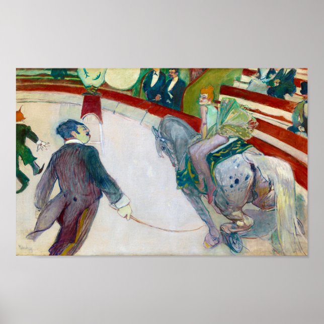 Am Circus, Lautrec Poster (Vorne)