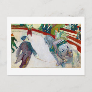 Am Circus, Lautrec Postkarte