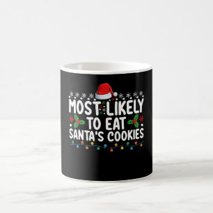 Am Ehersten Isst Weihnachtsmanns Kekse Zu Weihnach Kaffeetasse