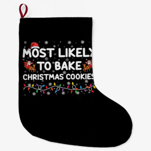 Am Ehersten Weihnachtskekse Backt Xmas Bäcker Großer Weihnachtsstrumpf