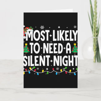 Am ehesten braucht einen stillen Nacht Familien-Ma Karte