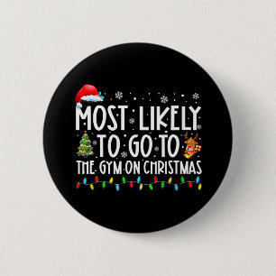 am ehesten die passenden Weihnachtsfami hassen Button