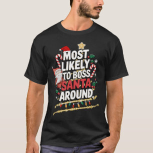 Am ehesten geeignet für den Boss Santa Around Fros T-Shirt