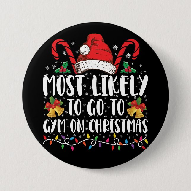Am ehesten geht es in der Weihnachtsfamilie ins Fi Button (Vorderseite)