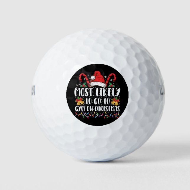Am ehesten geht es in der Weihnachtsfamilie ins Fi Golfball (Vorderseite)