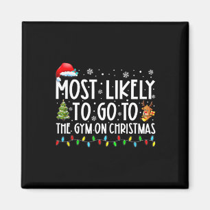 Am ehesten geht es zu Weihnachten P Magnet