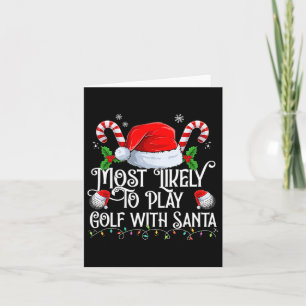 Am ehesten Golf spielen mit Weihnachten Matches Karte