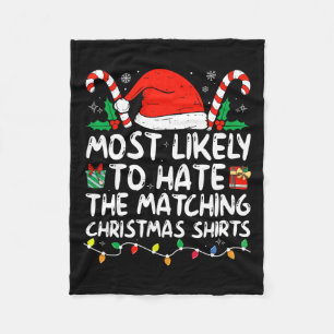 Am ehesten hasst die passende Weihnachtsfamilie Pa Fleecedecke