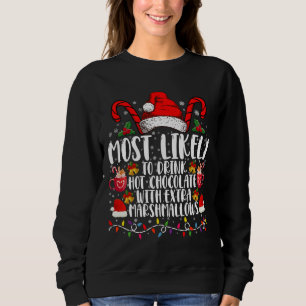 Am ehesten heiße Schokolade Marshmallows trinken Sweatshirt