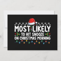 Am ehesten kann man am Weihnachtsmorgen Schlummern
