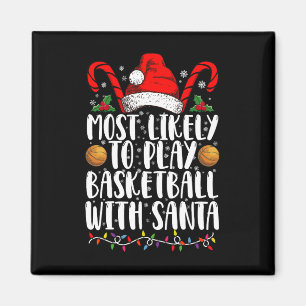 Am ehesten kann man Basketball mit Weihnachten spi Magnet