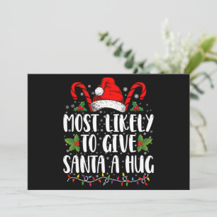 Am ehesten kann man dem Weihnachtsmann ein Weihnac Einladung