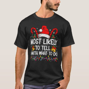 Am ehesten kann man dem Weihnachtsmann sagen, was T-Shirt