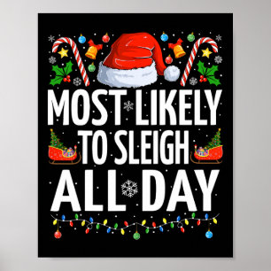 Am ehesten kann man den ganzen Tag über Weihnachte Poster