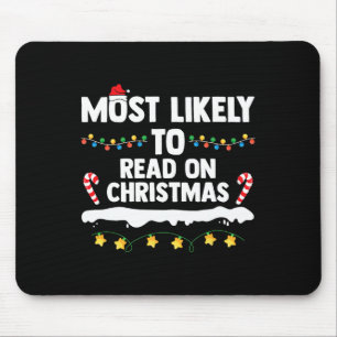 Am ehesten lesen Sie über Weihnachten Familienmatc Mousepad