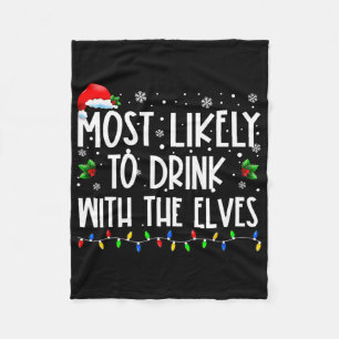 Am ehesten mit den Elfen trinkt Elf Trinken C Fleecedecke