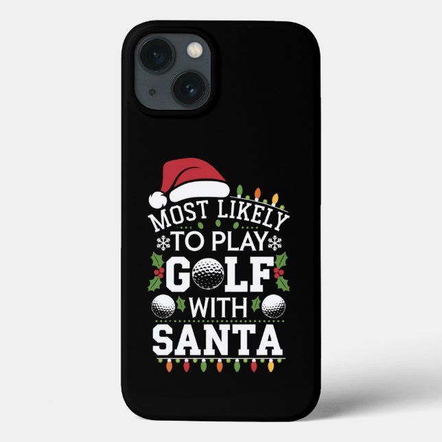 Am ehesten mit Weihnachten Golf spielen Case-Mate iPhone Hülle (Rückseite)