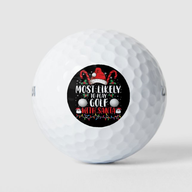 Am ehesten mit Weihnachten Golf spielen Golfball (Vorderseite)