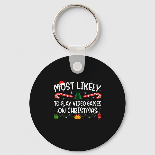 Am ehesten passt die Familie zu Videospielen Schlüsselanhänger (Vorderseite)