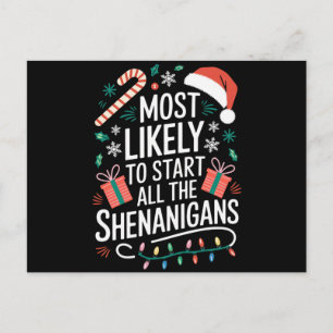 Am ehesten starten alle Shenanigans Familie Postkarte