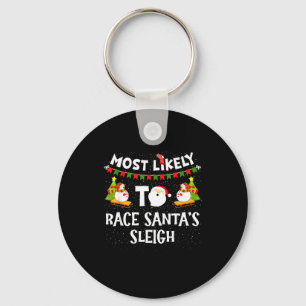 Am ehesten, um Weihnachtsmanns Schlitten lustiger  Schlüsselanhänger