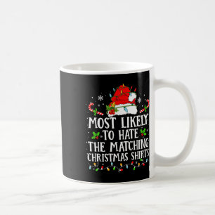 Am ehesten verhasst die passende Weihnachtsfamilie Kaffeetasse