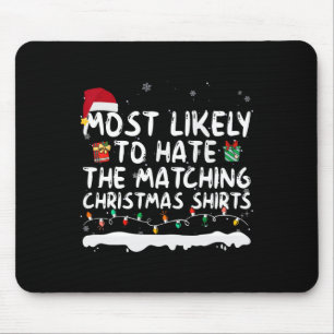 Am ehesten verhasst die passende Weihnachtsfamilie Mousepad