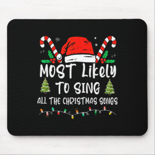 Am ehesten werden alle Weihnachtslieder-Familien s Mousepad